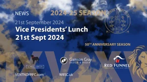 Ventnor Rugby Club Vice Presidents’ Lunch Saturday 21st Sept 2024